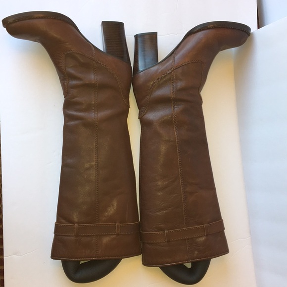Michael Michael Kors Brown Pull Up Boots 6M EUC - Picture 3 of 8